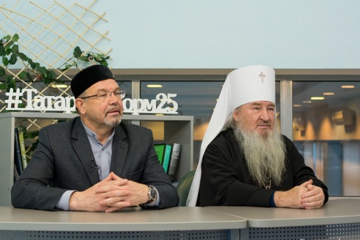 Лидеры православной и мусульманской общин Татарстана поделились планами по восстановлению Казанского собора и Болгарской академии