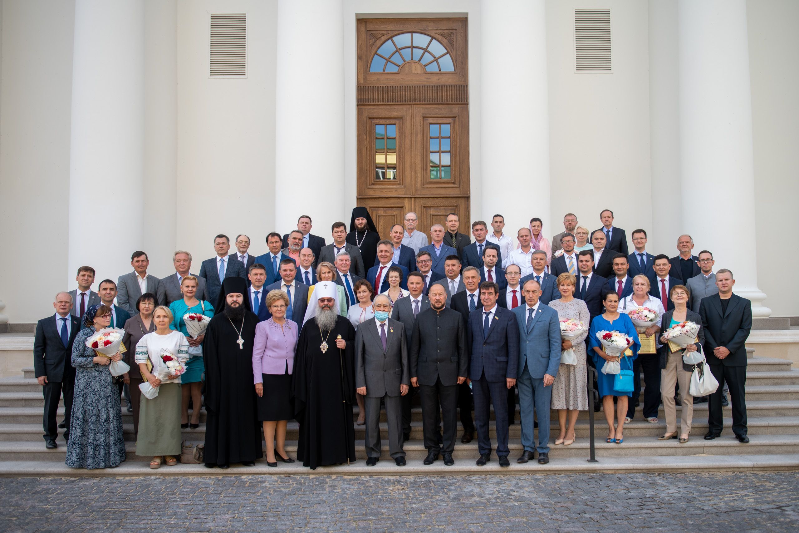 В столице Татарстана прошла торжественная встреча участников воссоздания Казанского собора